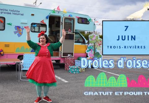 Poster: Drôles d'oiseaux - Spectacle de théâtre à Trois-Rivières