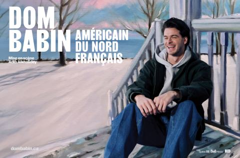 Poster: Dom Babin — Américain du nord français, Théâtre Manuvie, Thursday, January 7