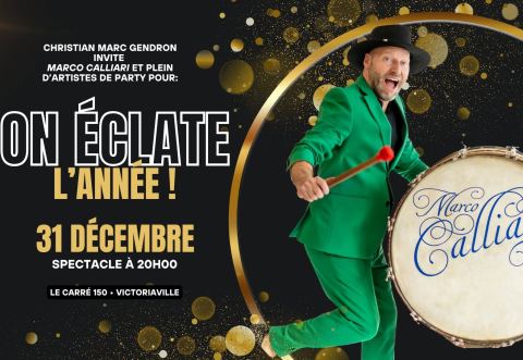 Poster: On Éclate l'Année • 31 décembre 2025 • Victoriaville