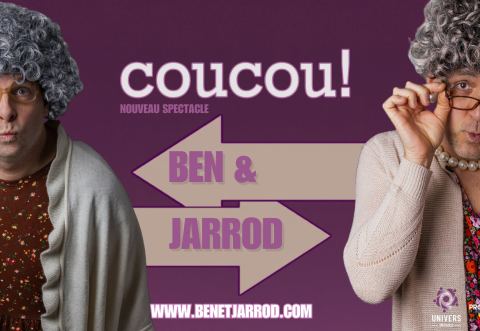 Poster: Ben & Jarrod - Coucou! | Saint-Eustache, La Petite Église – Cabaret spectacle, Saturday, May 1