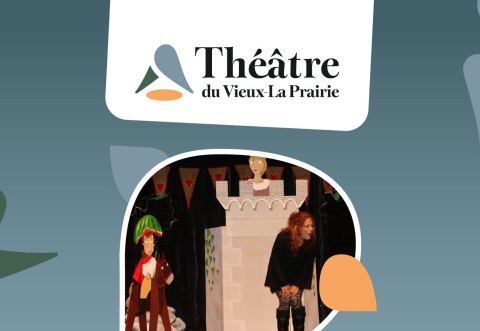Poster: Petites histoires d’amour avec Sylvie D Lire | Dimanche des tout-petits, Théâtre du Vieux-La Prairie, Sunday, February 14