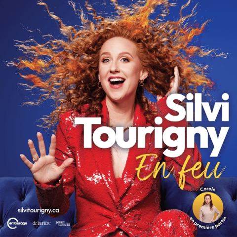 Poster: Silvi Tourigny — En feu, Salle Méchatigan, Friday, November 27