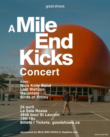 Poster: A Mile End Kicks Concert