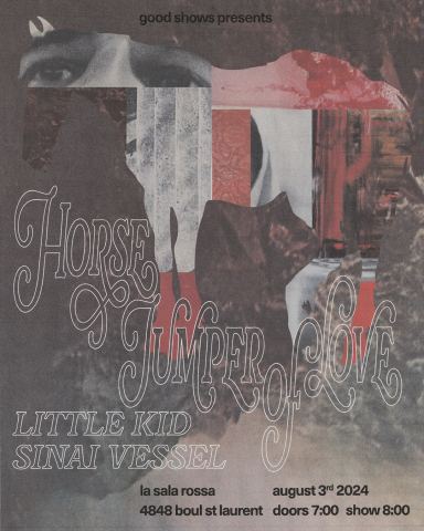 Poster: Horse Jumper of Love + Little Kid + Sinai Vessel