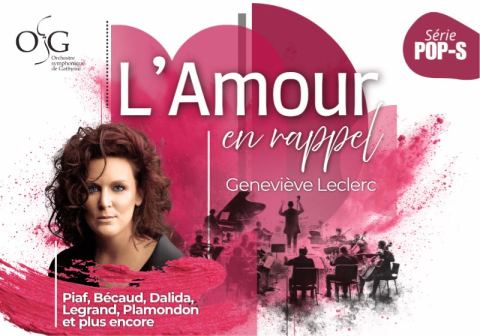 Poster: Orchestre symphonique de Gatineau : Amour en rappel