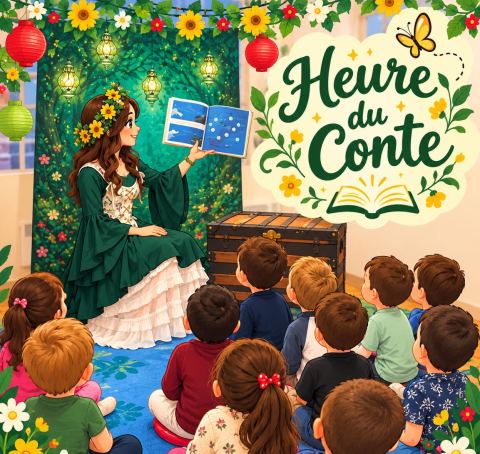 Poster: Heure du conte Halloween, Médiathèque municipale Nelly-Arcan, Thursday, October 22