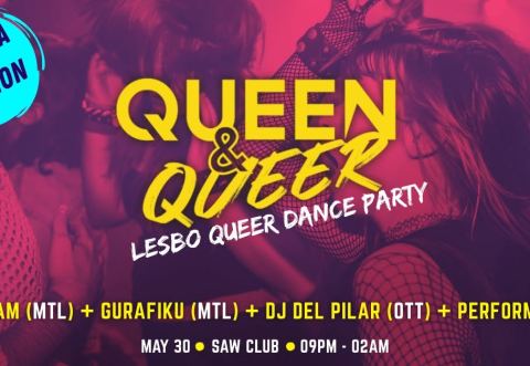 Poster: QUEEN & QUEER DANCE PARTY OTTAWA EDITION #5