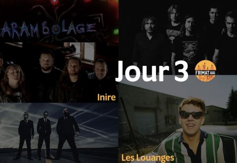 Poster: FRIMAT 2019 JOUR 3, salle Félix Leclerc, Friday, July 26