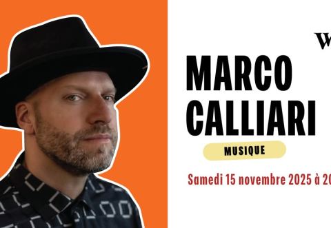 Poster: Marco Calliari | Coteau-du-Lac, Pavillon Wilson, Saturday, November 15