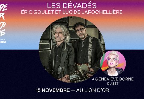 Poster: LES DÉVADÉS + Geneviève Borne (DJ set)