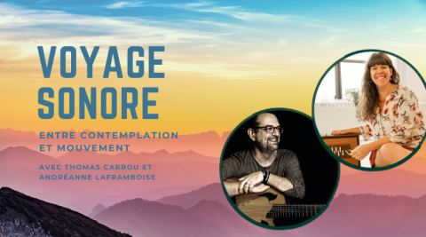 Poster: Voyage sonore entre contemplation et mouvement, Le Sonotarium : expériences vibratoires, Saturday, November 7