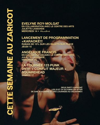 Poster: Party karaoké (after de Gab Bouchard)