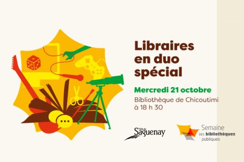 Poster: Rencontre - Libraires en duo spécial