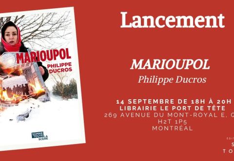 Poster: Lancement - Marioupol, Librairie Le port de tête, Monday, September 14