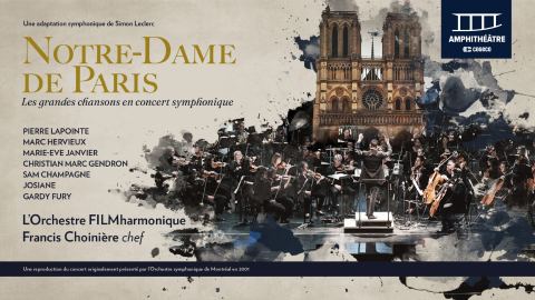 Poster: Notre-Dame de Paris : Les grandes chansons en concert symphonique