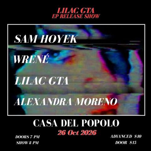 Poster: lilac GTA release show