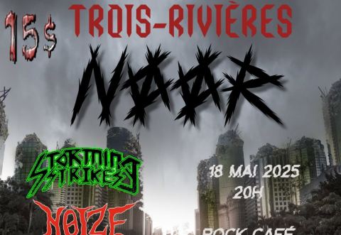 Poster: INVASION TROIS-RIVIÈRES