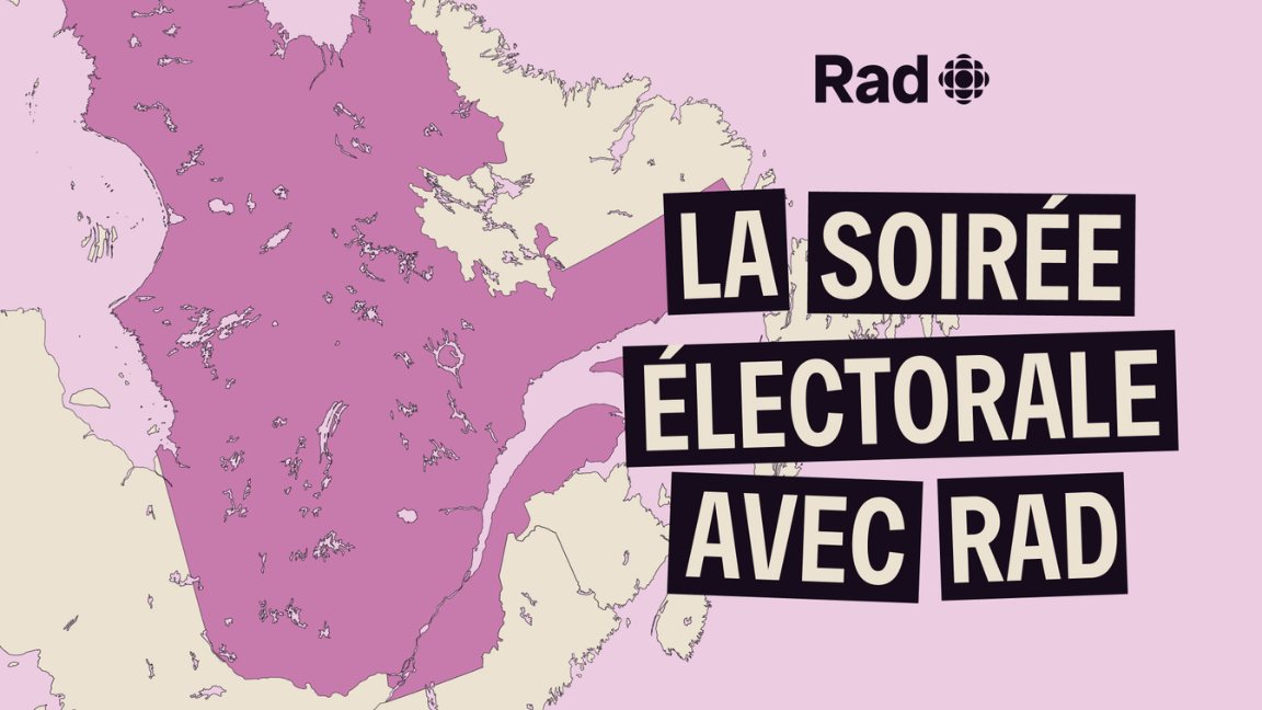 Soirée électorale québécoise avec l'équipe de Rad