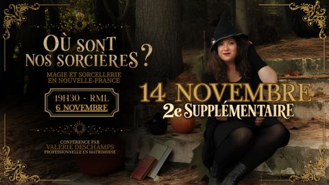 Poster: Où sont nos sorcières? Magie et sorcellerie en Nouvelle-France