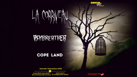 Poster: La Corriveau avec Ashbreather et Cope Land
