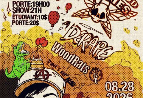 Poster: Méga show avec l'anniversaire de Sabrina!, Le Montecristo, Friday, August 28
