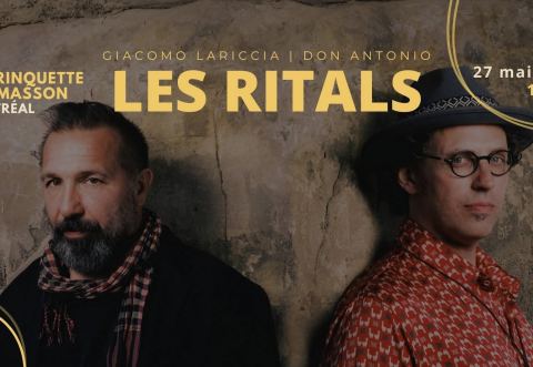 Poster: Les Ritals || De Barzotti à Lariccia || 27 mai 17h || Montréal