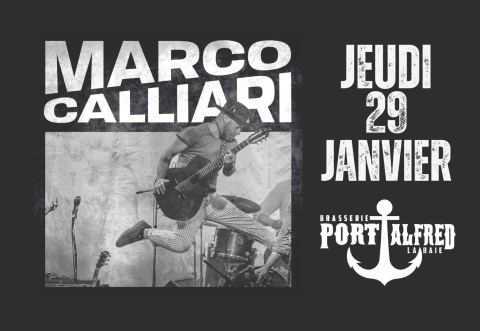 Affiche : Marco Calliari @ Port-Alfred