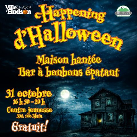 Poster: Ville d’Hudson – Happening d’Halloween