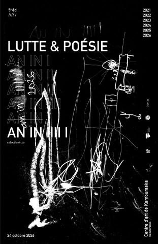 Poster: Lutte et poésie : AN IN IIIII