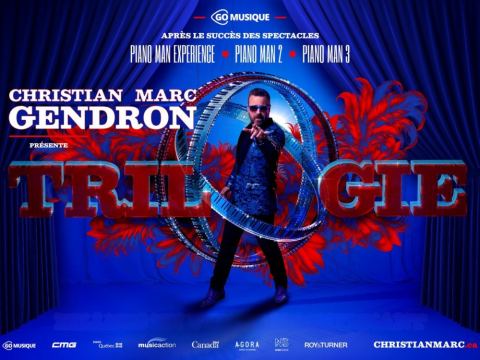 Poster: Christian Marc Gendron (Trilogie), Centre culturel de l’Université de Sherbrooke, Sunday, February 21