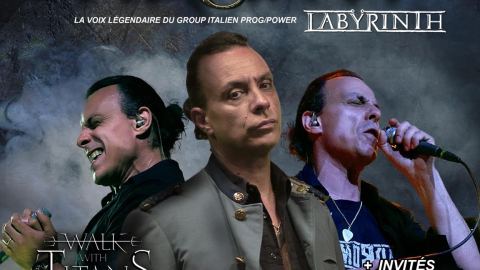 Poster: ROBERTO TIRANTI - La Voix de Labyrinth avec Walk With Titans, Tales of Destiny, Noor