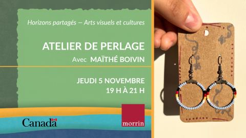 Poster: Horizons Partagés — Atelier de perlage