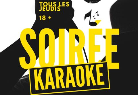 Poster: Jeudi Karaoké, Le Montecristo, Thursday, April 2