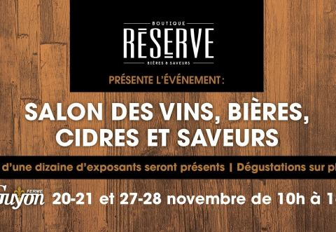 Poster: Salon des vins, bières, cidres et saveurs