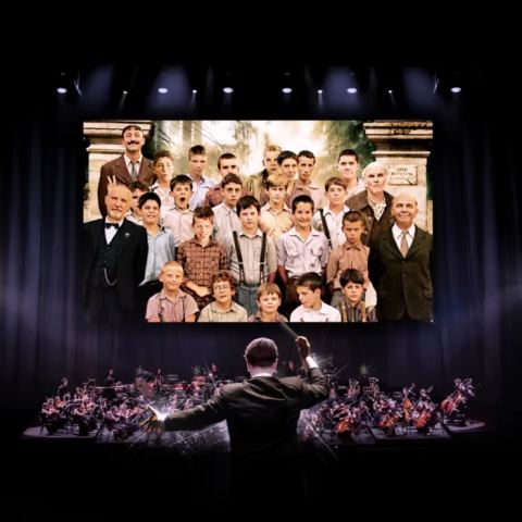 Poster: Les Choristes en ciné-concert, Piano nobile de la Salle Wilfrid-Pelletier, Friday, March 19