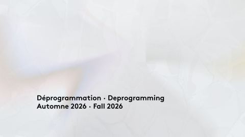 Poster: Déprogrammation – Automne 2026