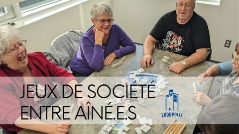 Poster: Jouons ensemble, Bibliothèque L'Octogone, Monday, December 21