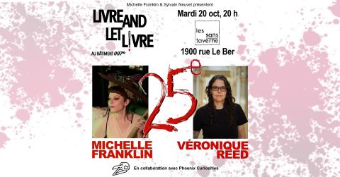 Poster: PARTY LITTÉRAIRE LIVRE AND LET LIVRE - 25e Édition