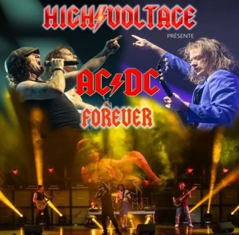 Poster: High Voltage AC/DC Forever, Restaurant Allegro, Saturday, October 16
