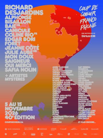 Poster: Coup de cœur francophone 2026 (40e édition)