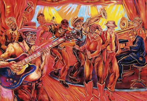 Poster: 19-20-21 - BLUES EN FOLIE, Café culturel de la Pointe, Friday, September 19