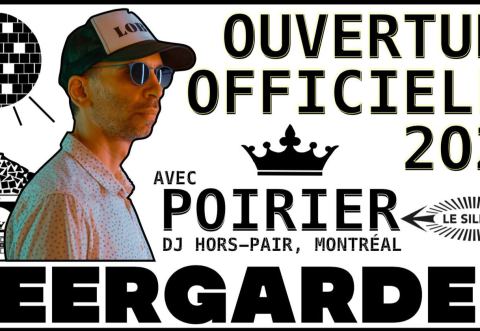 Poster: POIRIER - OUVERTURE DU BEERGARDEN!