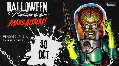 Poster: Projection du film Mars Attacks!