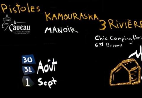Poster: Après l'asphalte en show // Kamouraska, Manoir St-André, Saturday, August 31
