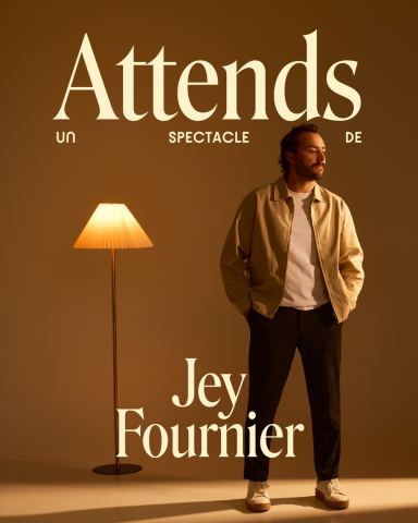 Poster: Jey Fournier – Attends, Auditorium de l'école La Porte-du-Nord, Tuesday, May 4