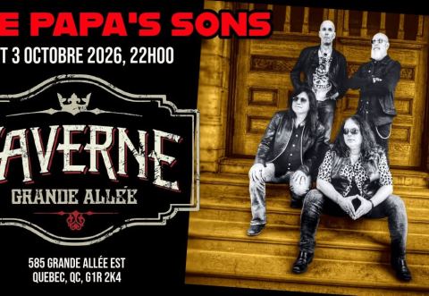 Poster: THE PAPA'S SONS - MUSIQUE LIVE - BLUES ROCK