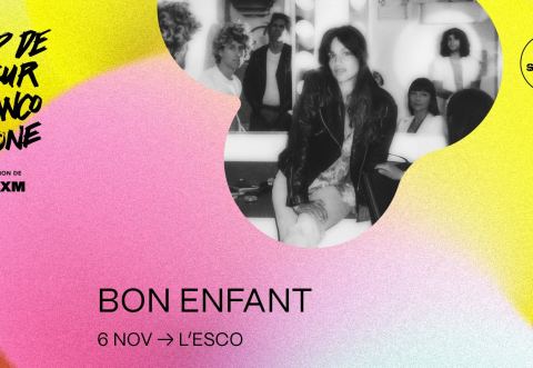 Poster: BON ENFANT | CCF25, L'Escogriffe (L'Esco), Thursday, November 6