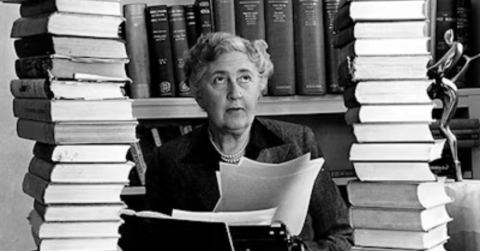 Poster: À la rencontre d'Agatha Christie, Bibliothèque Rina-Lasnier, Wednesday, October 21