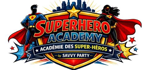 Poster: 2026 SUPERHERO ACADEMY, Paroisse St-Joseph d'Orléans, Sunday, October 25