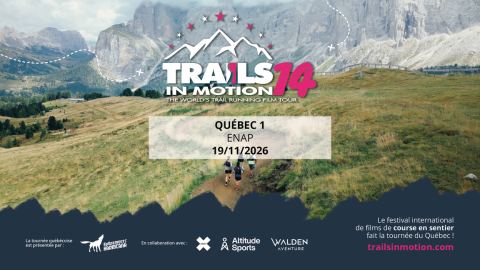 Poster: Trails in Motion - Québec #1